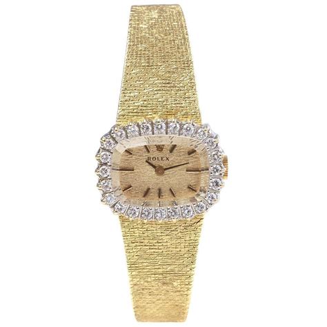 vintage ladies rolex with diamonds